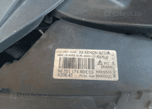 Citroen C5 II 04-08 lampa przód przednia prawa lewa xenon 4