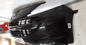 Zderzak przód przedni do peugeot 207 exl czarny 3