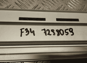 BMW F34 Szyna mocująca lewa 7298059 9
