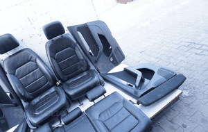 FOTELE SIEDZENIA SKÓRA VW PASSAT B7 SEDAN 4