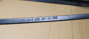 Ramie wycieraczki prawy przód wycieraczka BMW E92 7253397 5