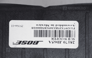 GŁOŚNIK SUBUFER WZMACNIACZ BOSE 28060EY10A NISSAN QASHQAI I J10 FL 2