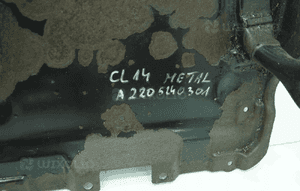 Osłona pod silnik metal A2205240301 mercedes cl W215 lift przedlift 3