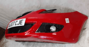 Zderzak przód przedni do seat leon MK2 ii 2 halogeny LS3H czerwony 3