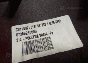Fiat 500 prawa osłona obudowa lusterka nakładka 9