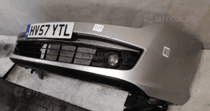 Zderzak przedni przód renault laguna iii halogeny srebrny TED69 3