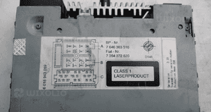 Radio fiat doblo 00-10 7354372620 no V224/261 4