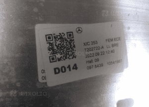 Belka zderzaka przód czujnik absorber mercedes glc W253 A2538859401 6