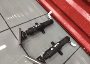 JAGUAR XF X250 3.0D DYSZA SPRYSKIWACZY LAMPY LEWY PRAWY PRZÓD ORYGINAŁ 5