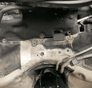 mercedes ml gl 164 Osłony termiczne wyciszenie blacha  osłona 3