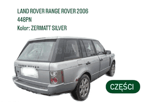 Land Rover Range 2006 4,4 448PN Zermatt Silver Maska zderzak lampa Błotnik halogen atrapa grill reflektor 3