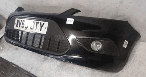 Zderzak przód przedni ford focus MK.2 2 ii lift fl F3 czarny halogeny 3