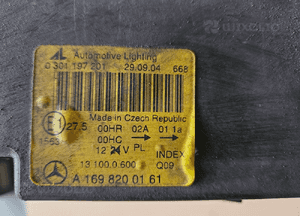Mercedes W169 A lampa przód przednia prawa lewa EU 10