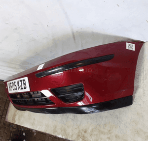 Ford focus i lift zderzak przedni przód kod kolor 93 A4 bordowy 3