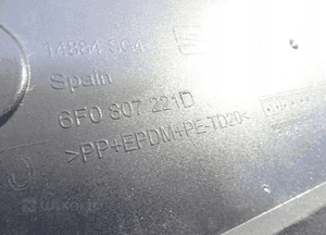 Seat ibiza v 6F0 fr zderzak przod przedni 12