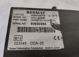Nawigacja czytnik płyt nawigacji renault laguna ii 8200326976 2