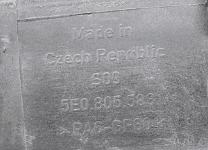 Pas przedni wzmocnienie octavia iii 5E0805588 7