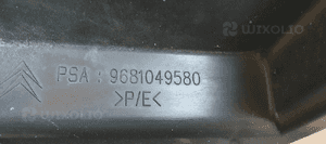 Ślizg zderzaka tył tylny środkowy Citroen C5 III Sedan 9681049580 6