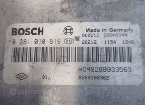 Sterownik silnika megane scenic 1.9 dci 0281010819 2