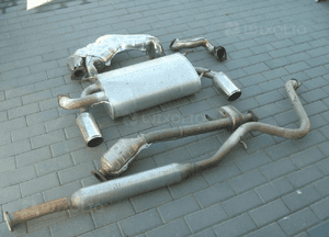 Toyota gt 86 subaru brz komplet tłumników katalizator 3