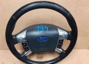 Kierownica ford mondeo MK.4 iv s-max smax multi multifunkcja chrom skóra skórzana   (lok. 194) 1