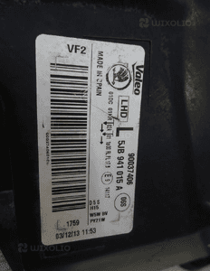 Lampa skoda rapid 12-17 xenon lewy pród oe 5JB941015A llu 6