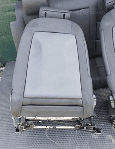 Fotele Fotel Kanapa Nieskladana Welur Czarne Soul Podlokietnik Audi A4 B6 Sedan Komplet 26