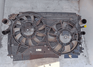 Toyota avnsis iii T27 lift T29 2015- 1.6 D4D komplet chłodnic wentylatory 3