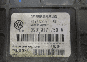 Sterownik skrzyni biegów vw touareg 09D927750A 2