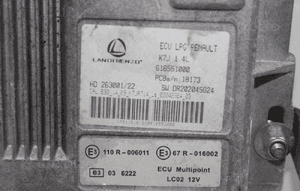 Sterownik LPG silnika Landirenzo DACIA SANDERO 1.4 LPG  616551000 2
