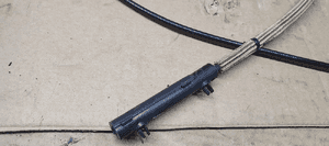 Linka cięgno otwierania maski VW Touareg 7L6823535C 3