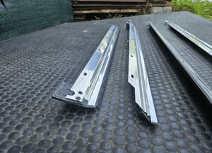 Listwa Listwy Zgarniajace Drzwi Chrom Chromowe AUDI A4 B5 Sedan Kombi Komplet 9