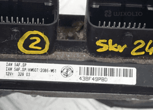 KOMPUTER STEROWNIK ECU FIAT PANDA II 6160107102 DOSTĘPNE 2 SZTUKI 4