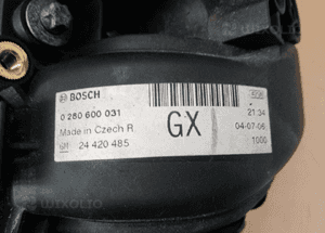 Kolektor ssący Opel Tigra B II 1.4 Z14XEP 0280600031 24420485 6
