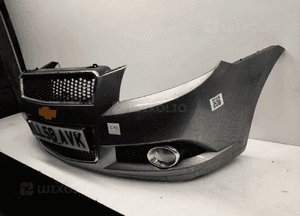 Zderzak przód przedni chevrolet aveo T255 szary grafitowy halogeny 3