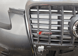 Zderzak audi A6 C6 s-line 2004-2008 przed liftem oe grill 4F 4F0 aso 2
