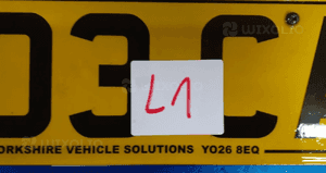Zderzak tył tylny do toyota yaris i 1 8M4 błękitny 2