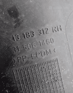 Nadkole prawy przod opelvectra c lift 13183312 radom 3