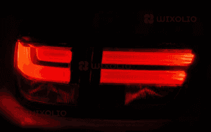 Lampy tylne diodowe do bmw X5 E70 od 2007 do 2010 red white led bar 5