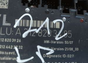 MERCEDES C 204  E 207 E 212 ML GL 164 moduł moduły drzwi zamka RÓŻNE NUMERY 7