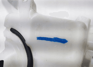 Zbiorniczek płynu do spryskiwaczy peugeot 208 i 9683988680 2012-2019 5