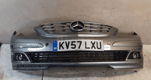 Zderzak przód przedni do mercedes b klasa W245 halogeny szary pdc czujniki 1
