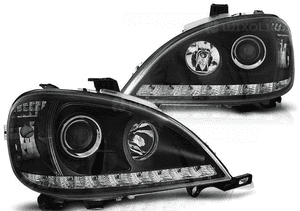 Lampy reflektory mercedes W163 ml 98-01R led black 1