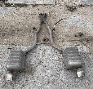 MERCEDES SLK 171 wydech v6 tłumik rura  tłumiki 1