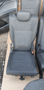 Fotele komplet kanapa pół skóra fotele boczki Opel Zafira C 4