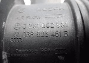 AUDI VW SEAT PRZEPŁYWOMIERZ 0281002531 038906461B 3