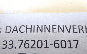 Wyściółka wnętrza dachu man tgx 3