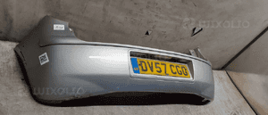 Zderzak tył tylny do mitsubishi colt 5 drzwi srebrny kod lakieru A50 3