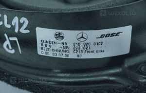 Głosnik głosniki bose komplet mercedes cl W215 3