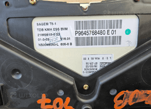 Peugeot 307 1.4 1.6 1.8 16V zegar licznik P9651299480 P9655476380 P9645768480 5